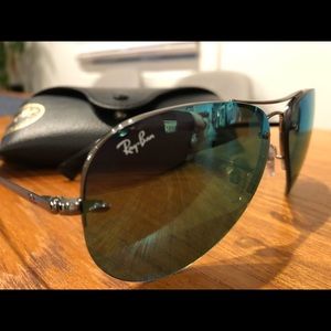 Ray-Ban Sunglasses RB3449 - Mirrored Blue